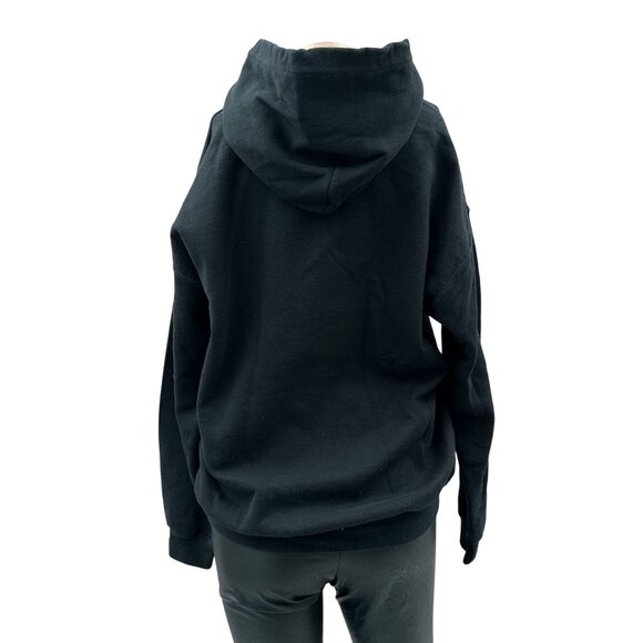 Heavy Blend "We Slidin" Graphic Pullover Hoodie Sweatshirt Black Gildan Womens M - Picture 2 of 9